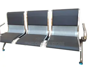 Waiting Chair Alluminium 3 Seaters With Cushion