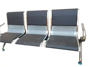 Waiting Chair Alluminium 3 Seaters With Cushion