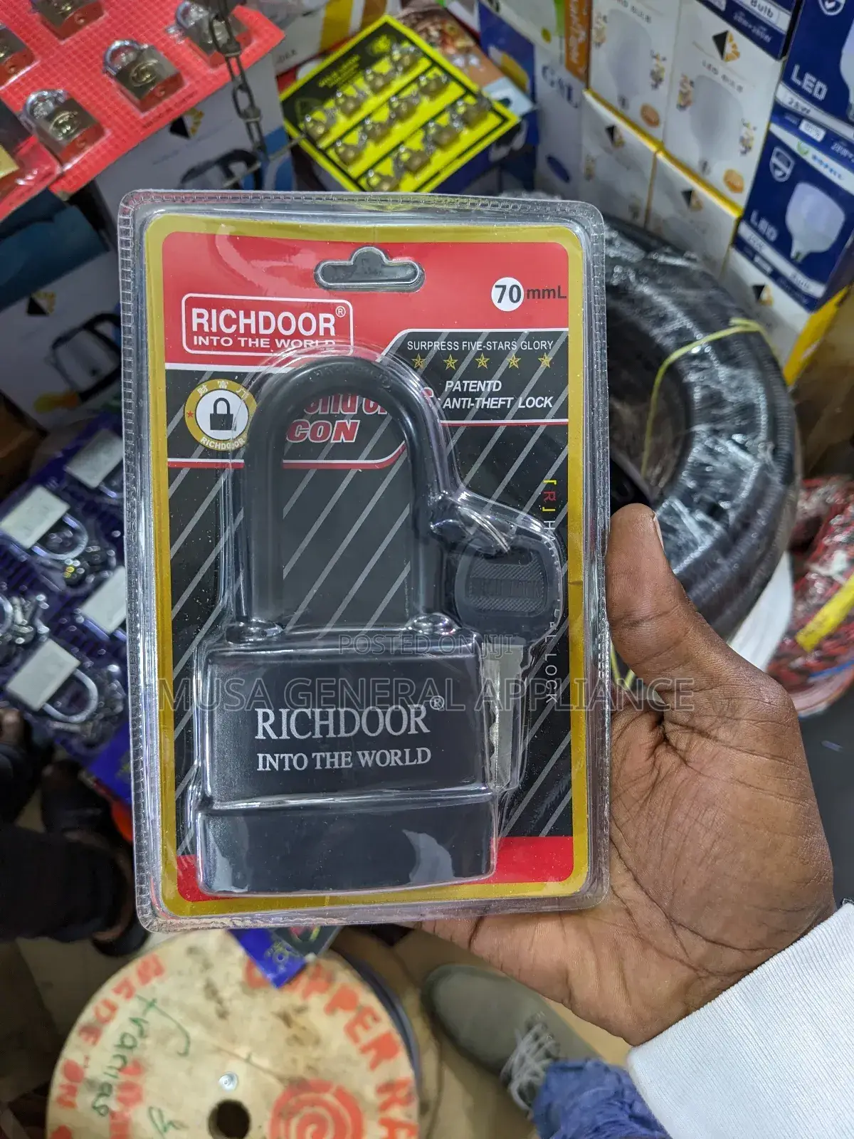 Richdoor Padlock 70mm