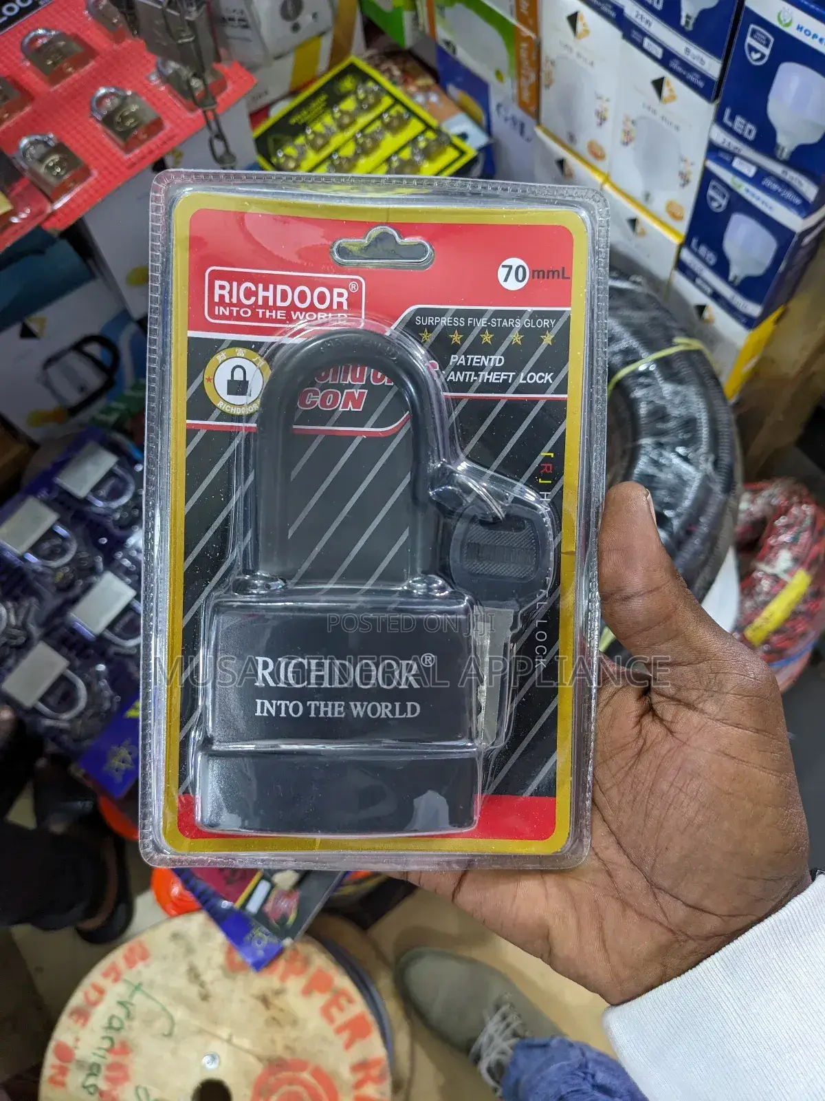 Richdoor Padlock 70mm