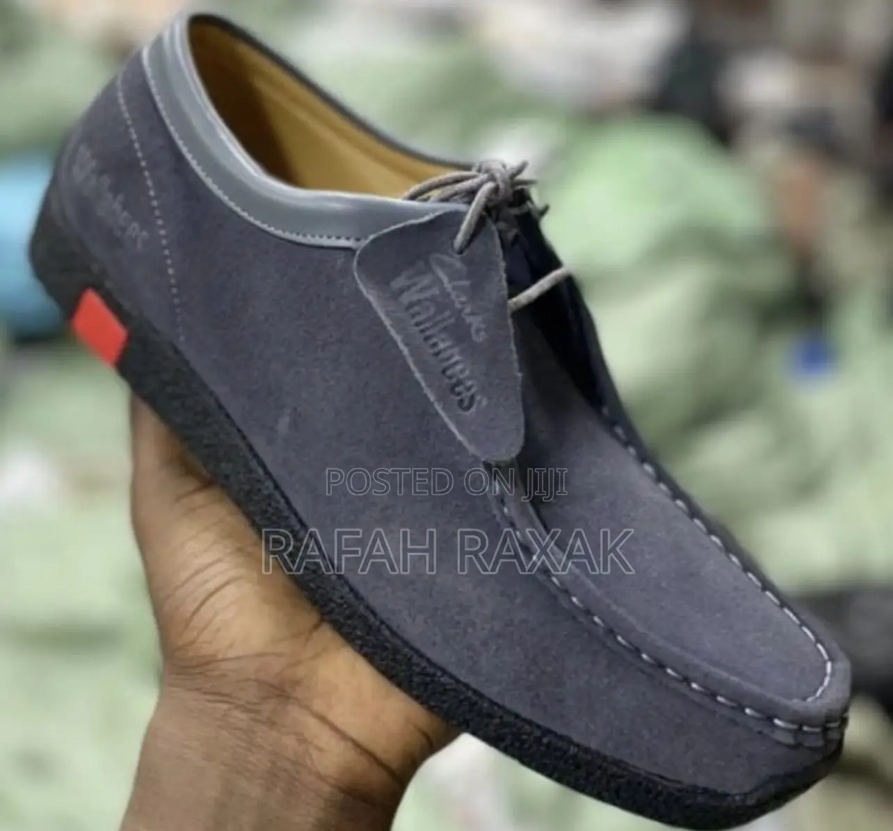 Original Grey Casual Suede Clarks Wallabees