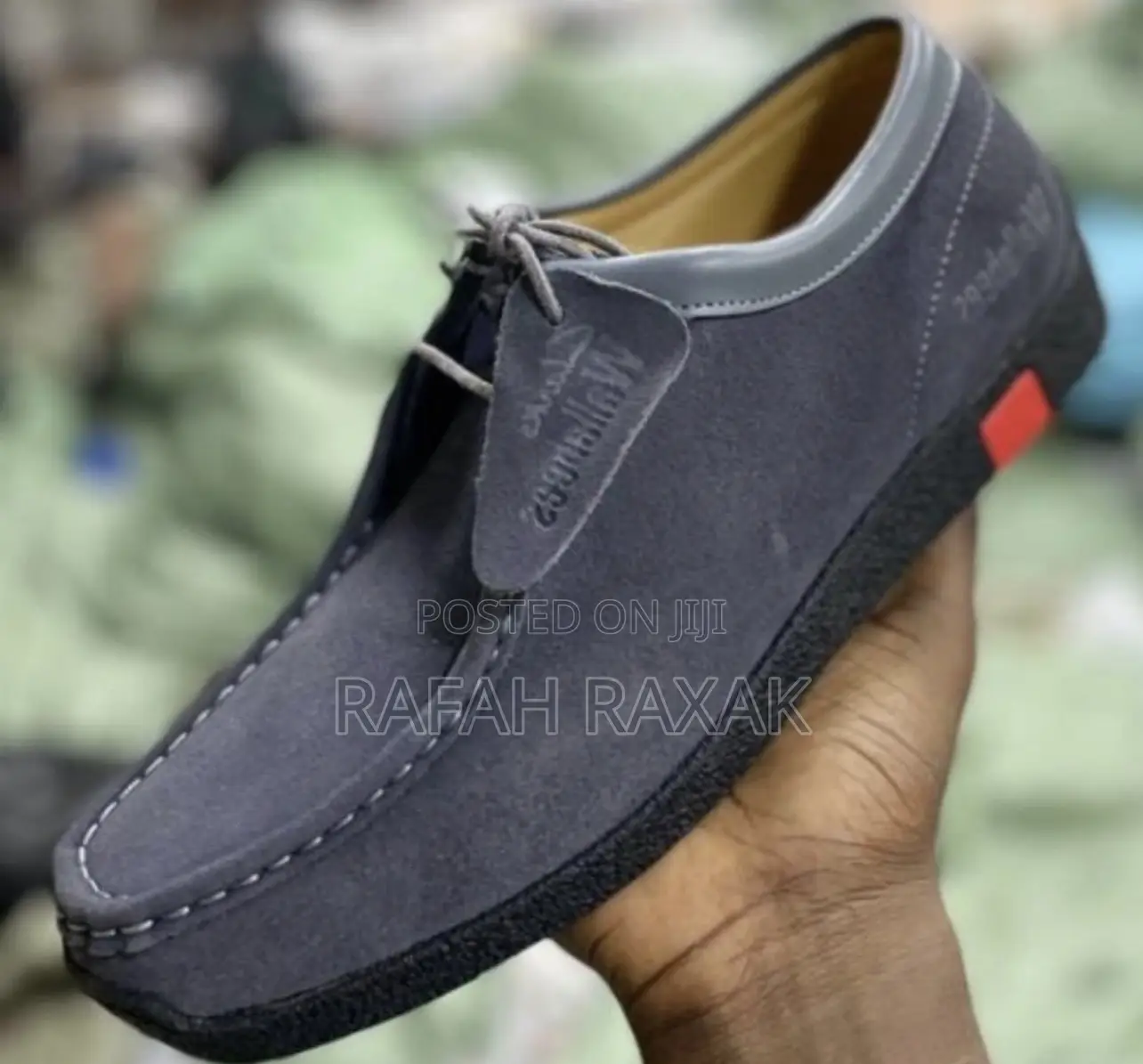 Original Grey Casual Suede Clarks Wallabees