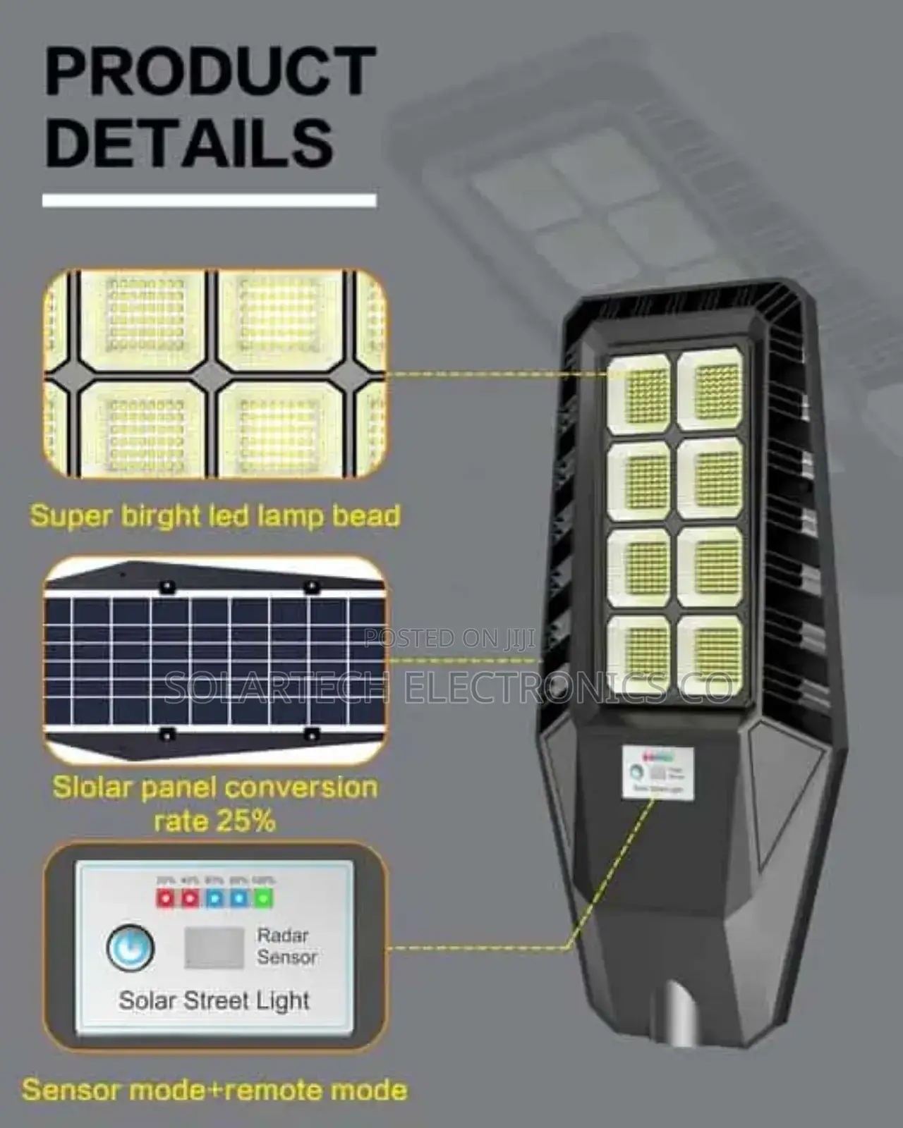 400w GSL Solar Street Lights Orig