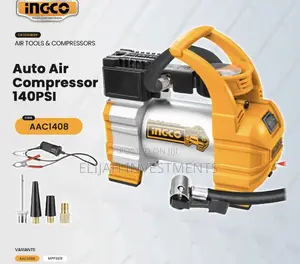 Ingco Auto Air Compressor Car Tire Inflator 10A 140PSI
