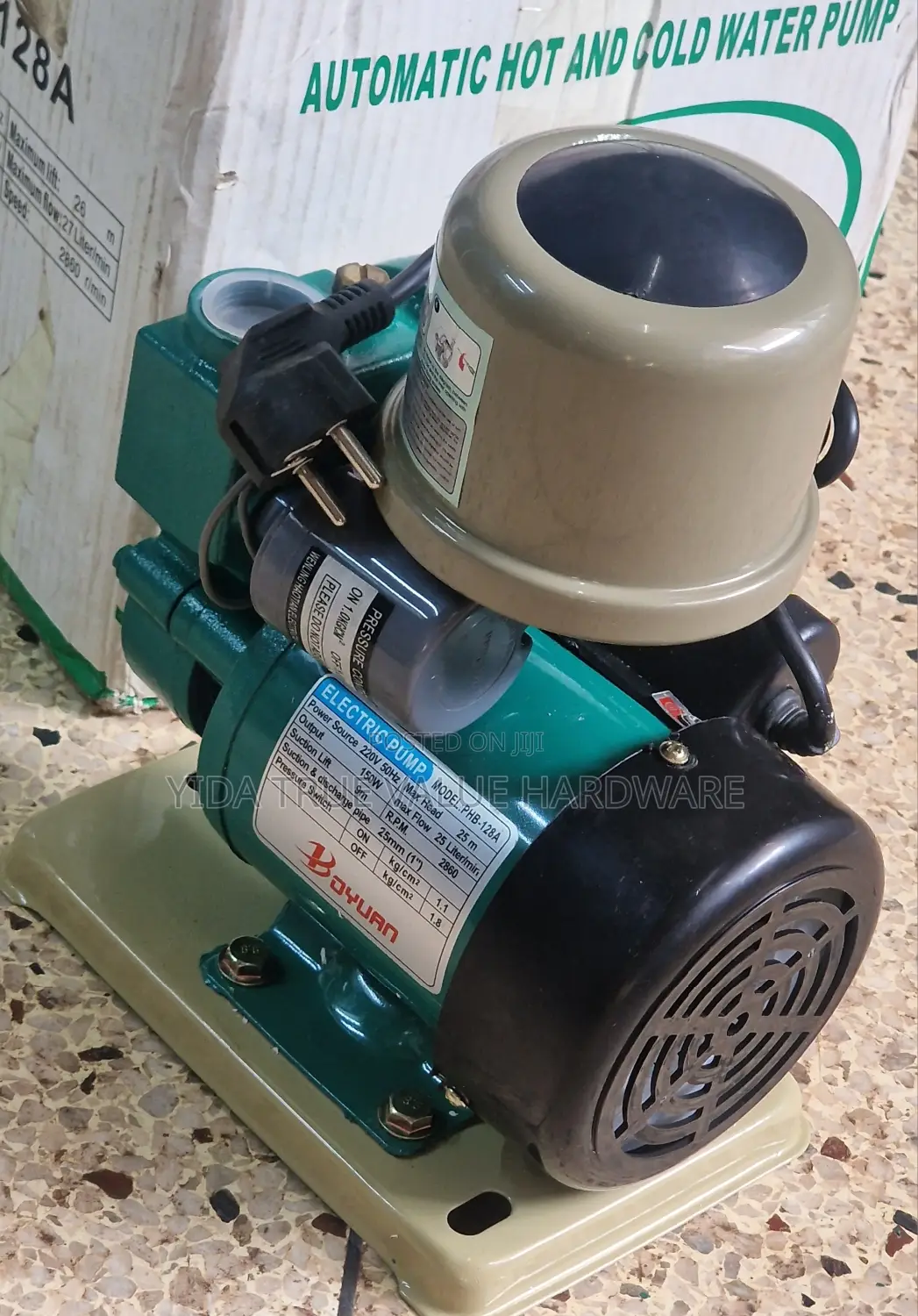 Hot and Cold Water Pump.