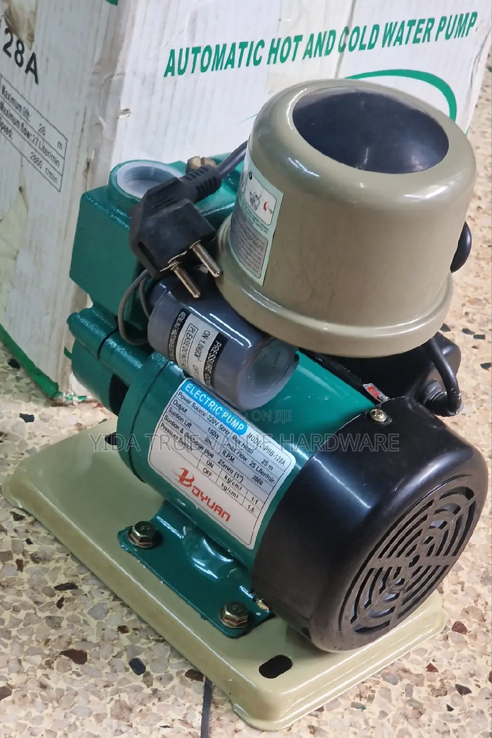 Hot and Cold Water Pump.