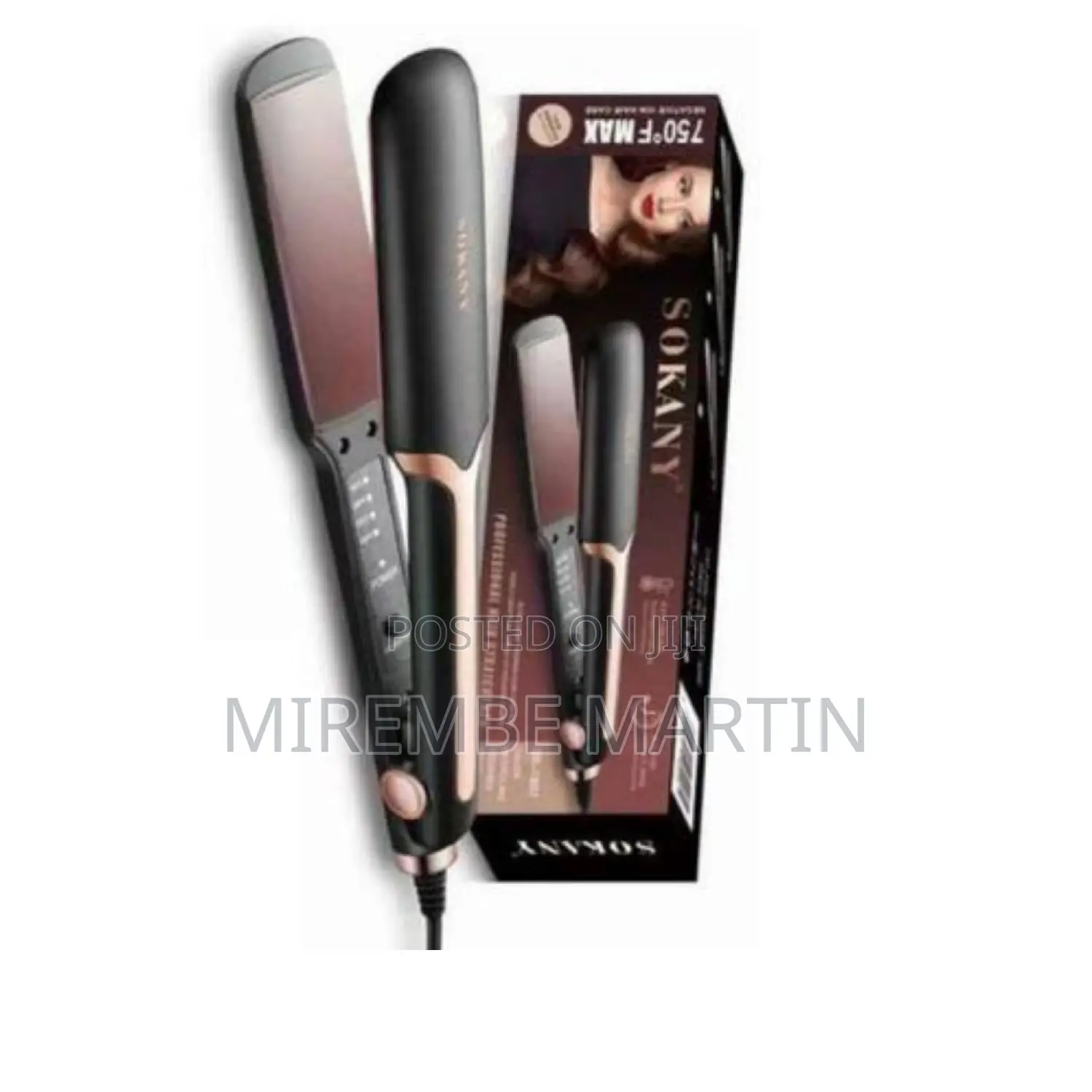 Sokany Electric Hair Straightening Brush.