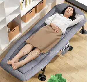 Metal Folding Single Bed/ Lounge Chair
