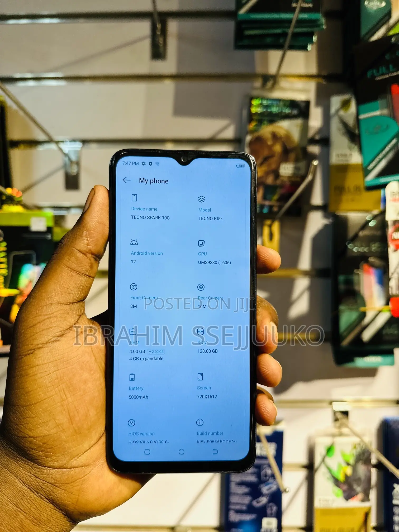 Tecno Spark 10C 128 GB Black