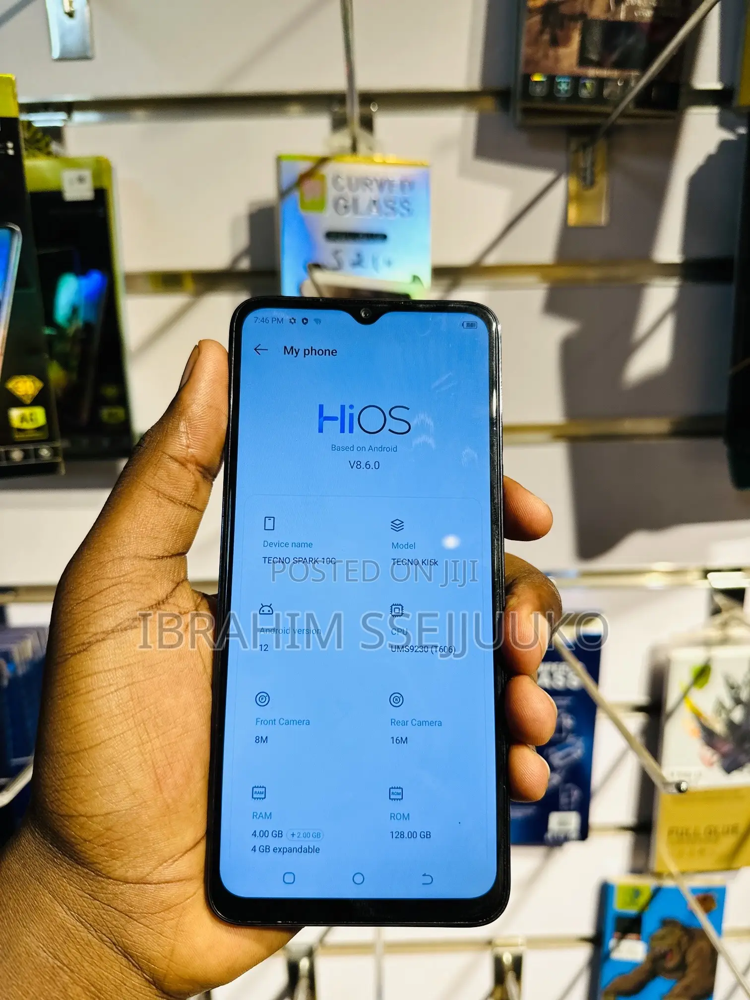 Tecno Spark 10C 128 GB Black