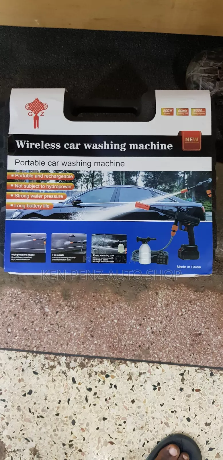 Cordless High Pressure Car Washing Machine