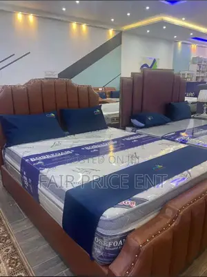 Noble Spring Mattress Double Layer.6*6*12inches.( White)