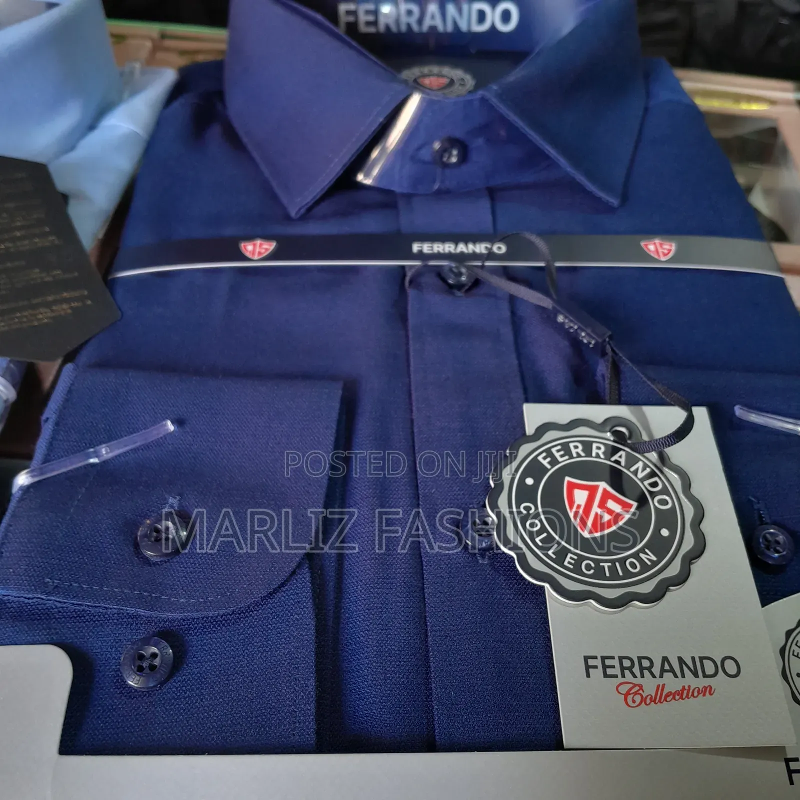Navy Blue Men's Shirt