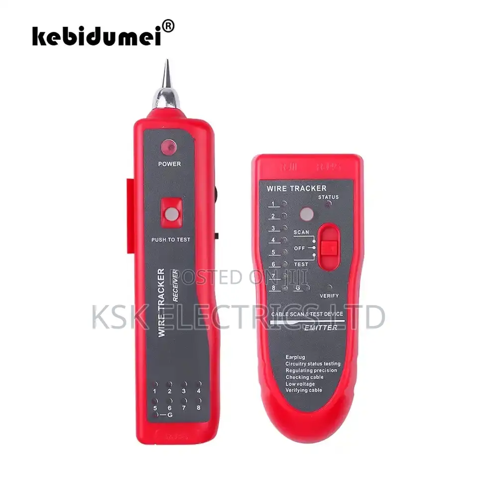 RJ45 RJ11 RJ12 Network Cable Tester Cat5 Cat6 UTP LAN Cable