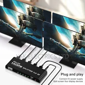 HDMI Splitter 1 in 4 Out HDMI Video Distributor Splitter