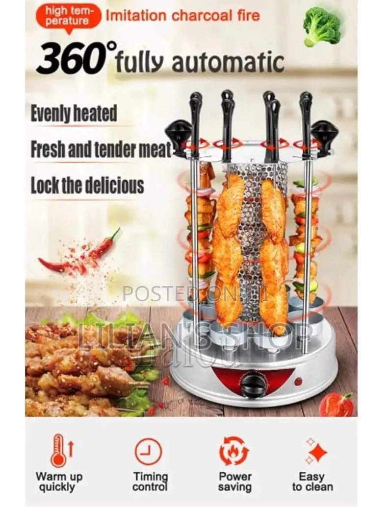 Electric Round BBQ Grill