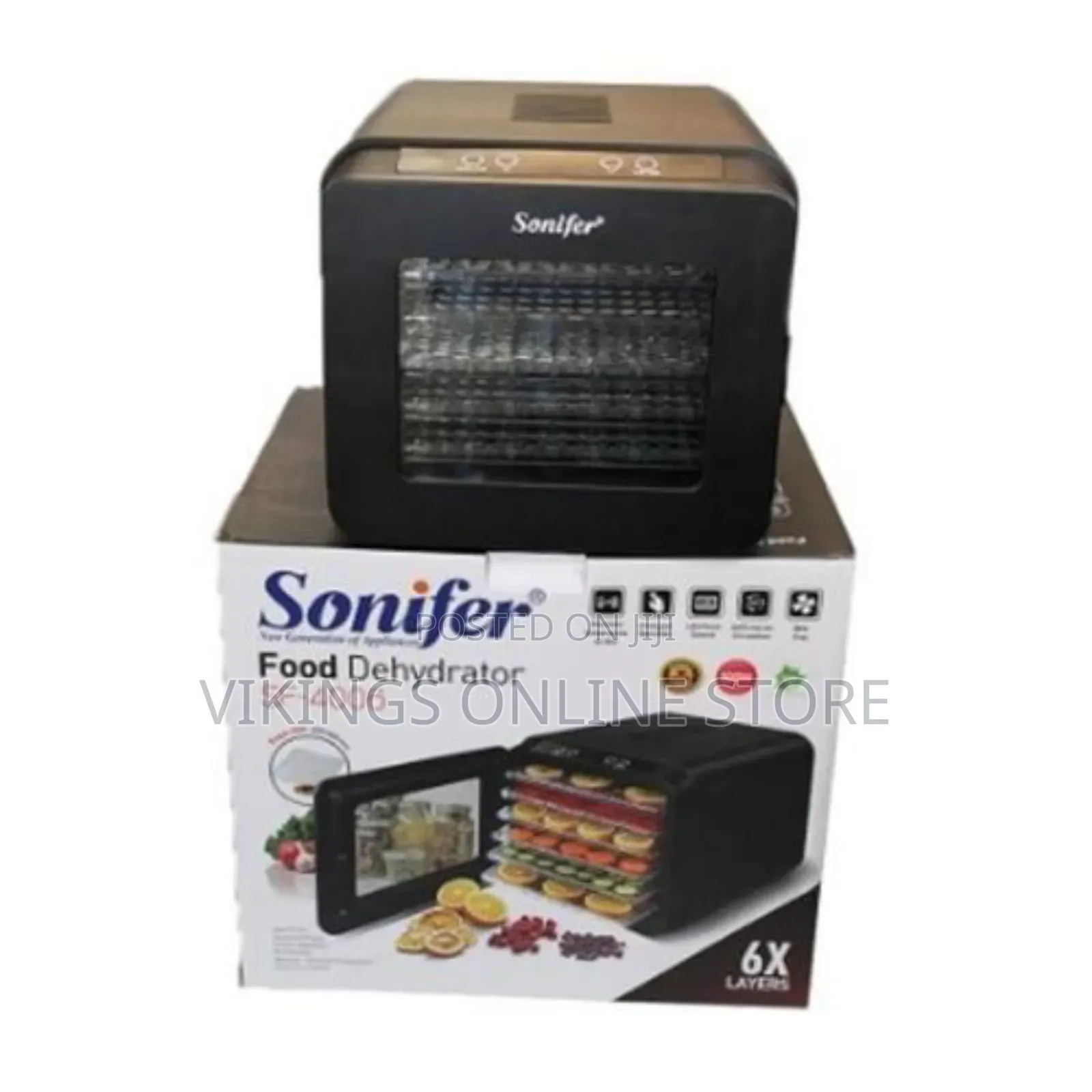 Sonifer 6 Times;Layers Food Dehydrator/Dryer
