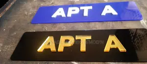 2d Door Labels