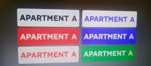 2d Door Labels