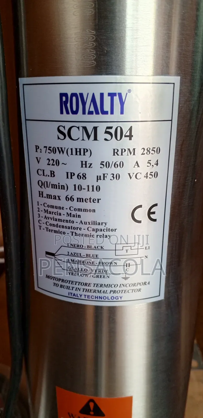 Submersible Water Pump 66m (218feet)