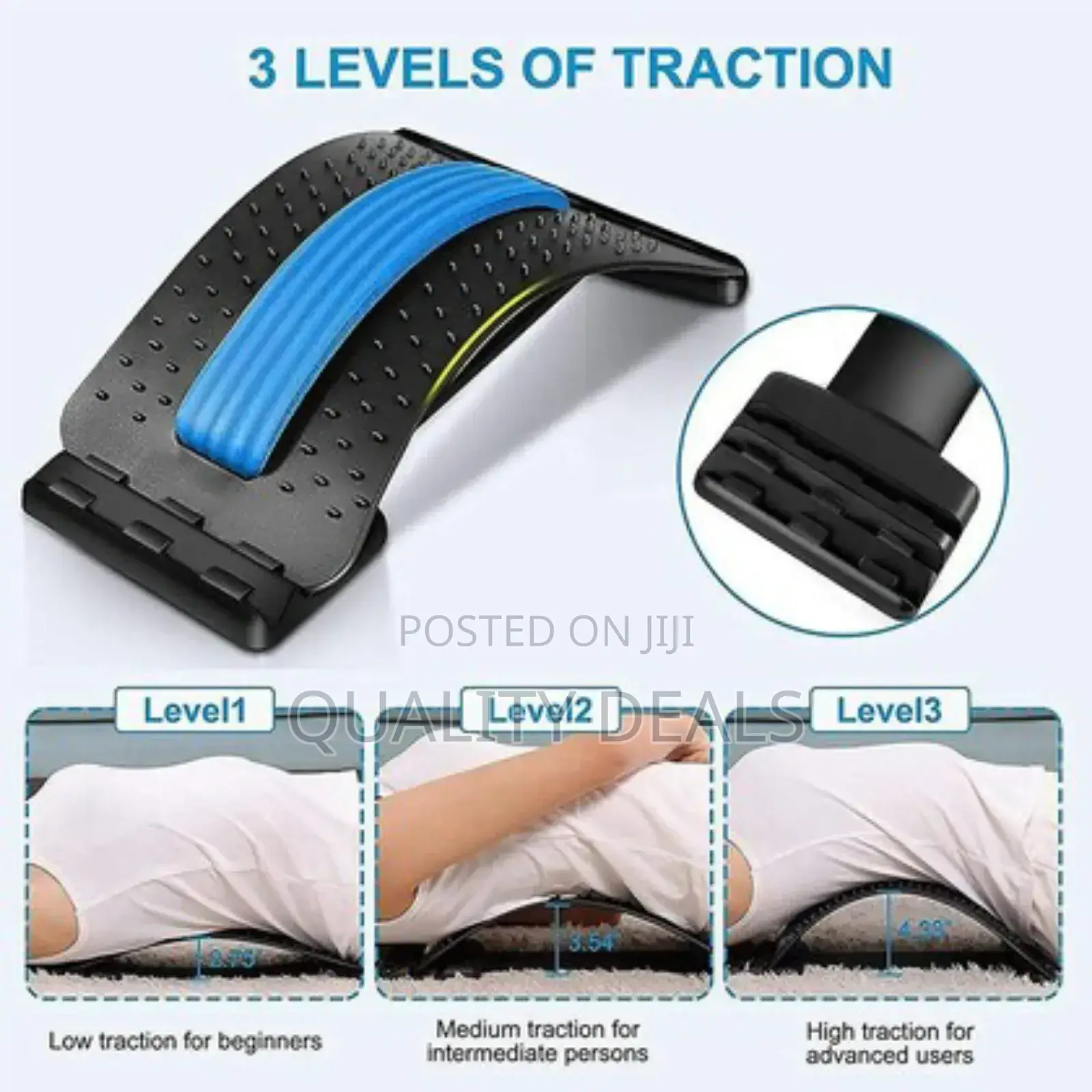 3 Level Back Stretcher Back Pain Relief