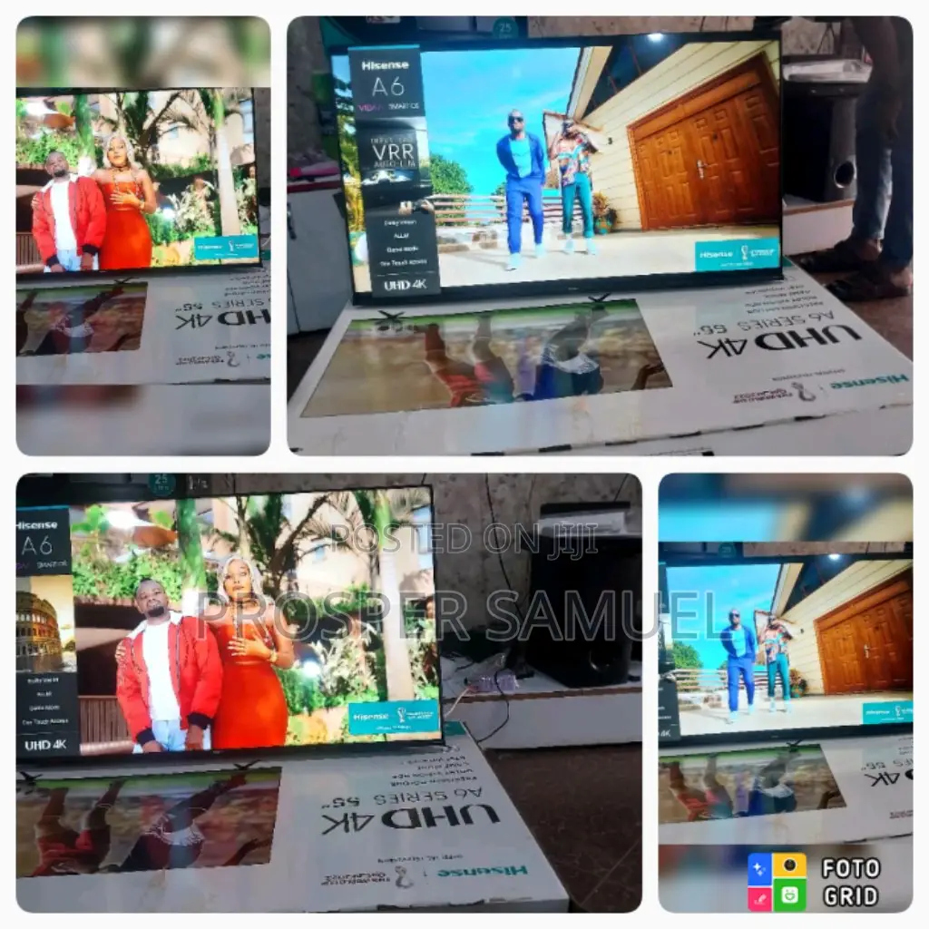Brand New Hisense 55 Inches Digital Smart Uhd4k Flat Screen
