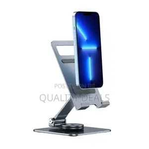 Universal Rotating Metallic Phone Tablet Desktop Stand