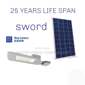 2.0 Blue Carbon Solar Street Lights Original German Make