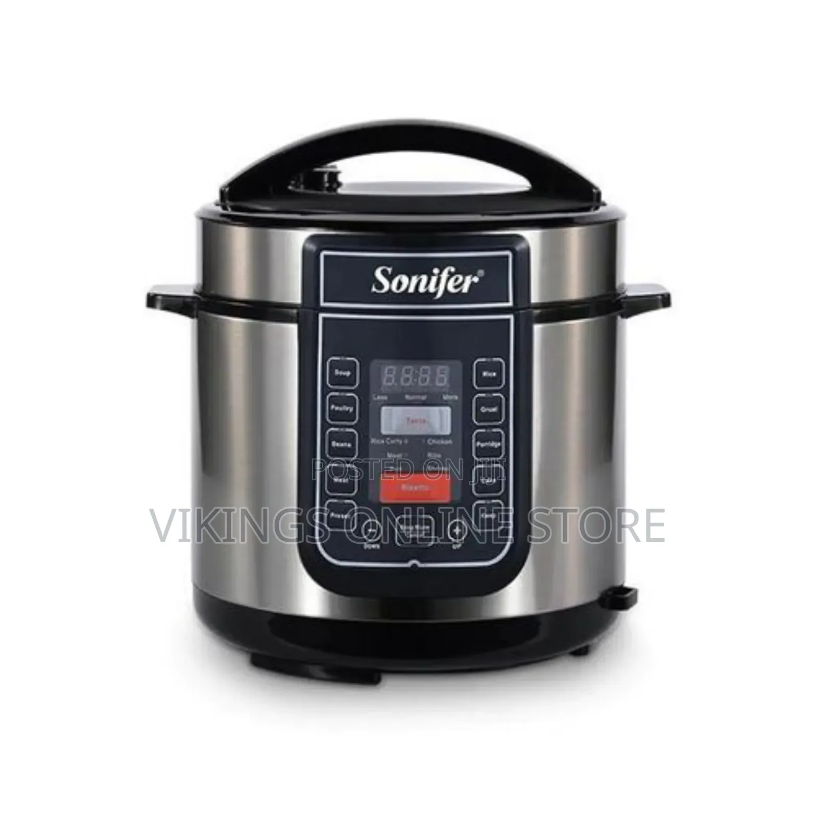 Sonifer 5.0L Electric Pressure Cooker Silver Model: SF- 4019