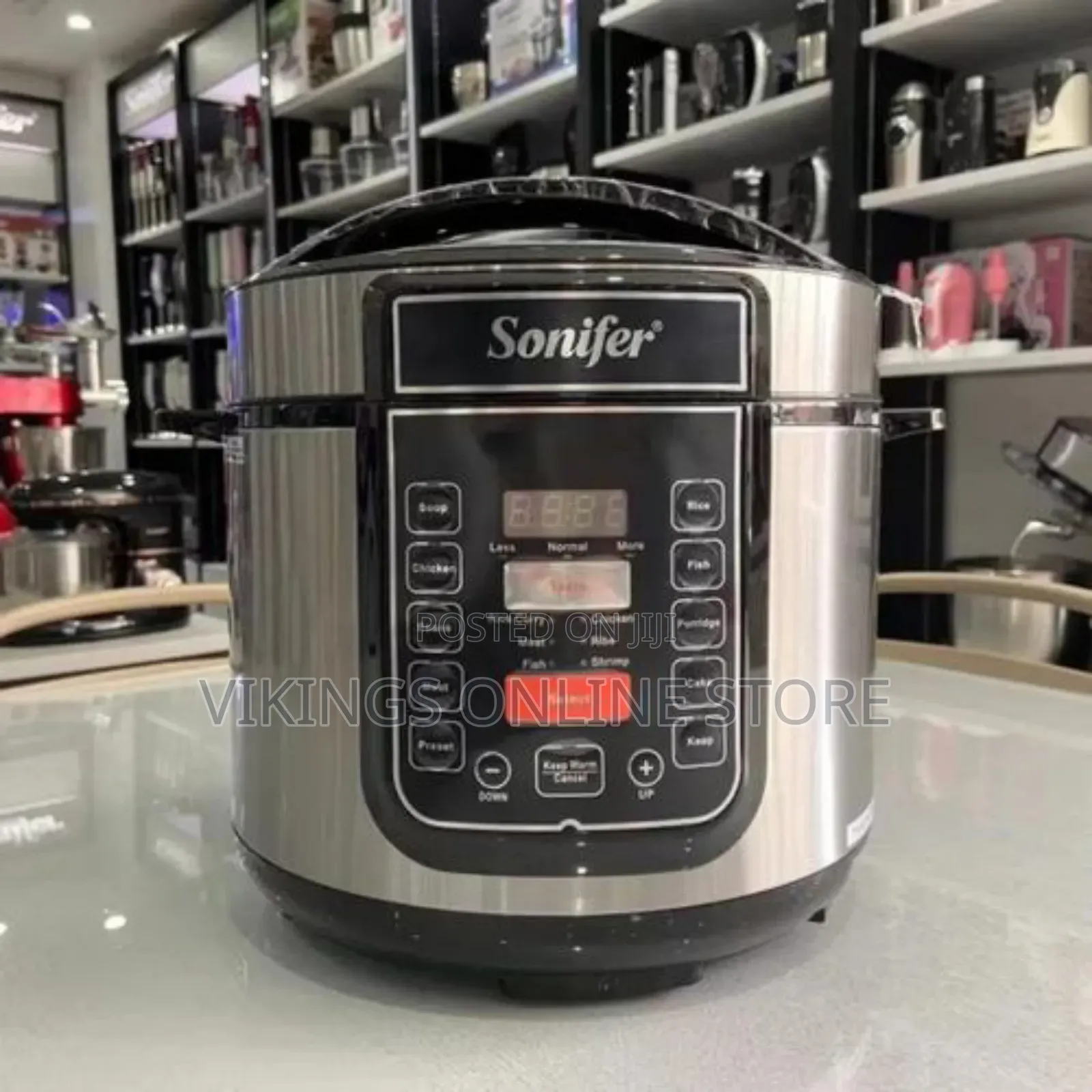 Sonifer 5.0L Electric Pressure Cooker Silver Model: SF- 4019