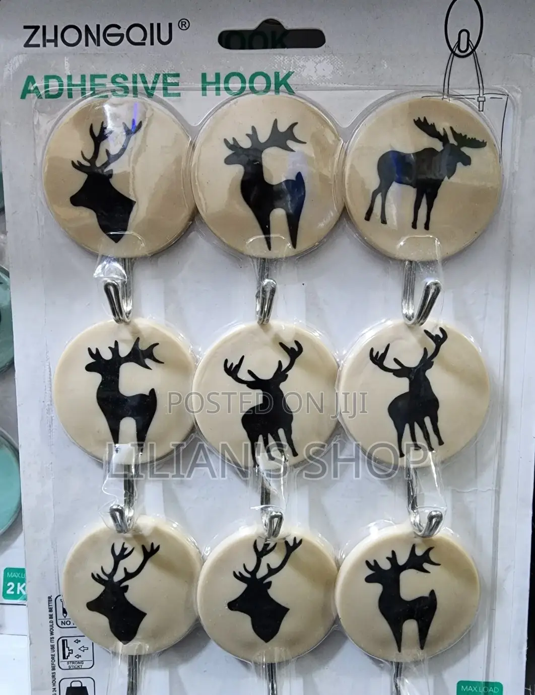 9pcs Heavyduty Hooks for Hanging