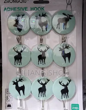 9pcs Heavyduty Hooks for Hanging