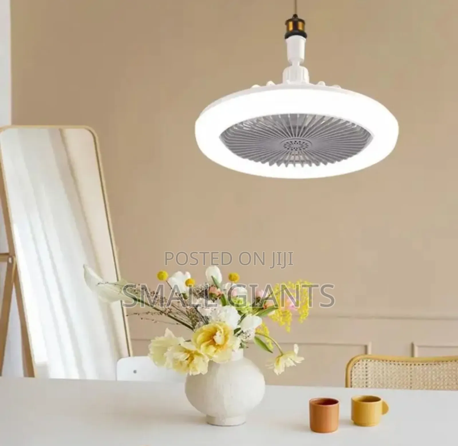 3 Blade Ceiling Fan With Lights and Remote
