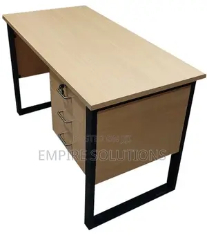 Office Desk 120cm With Metal Stands Made on Order