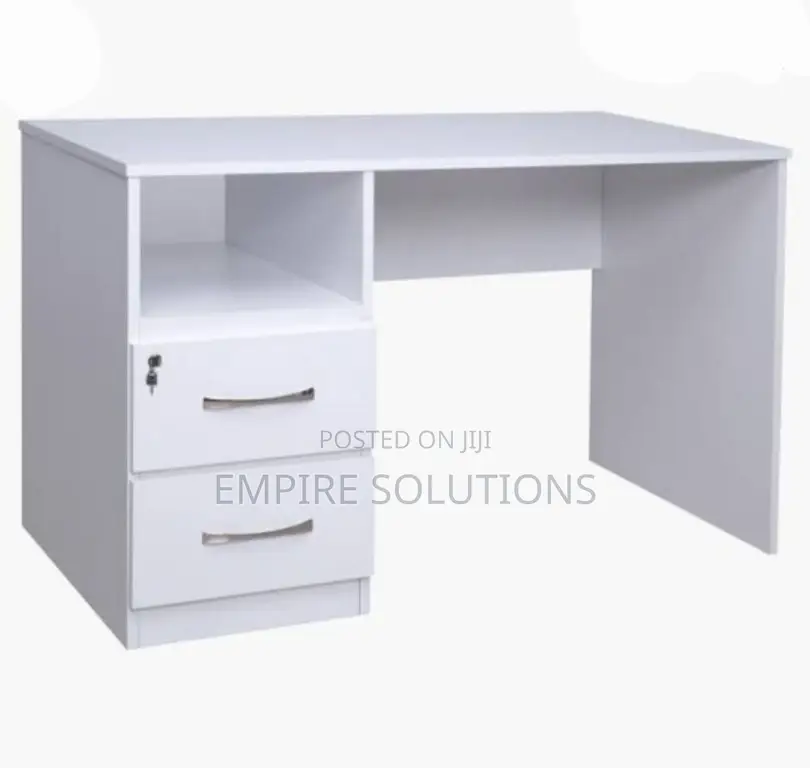 White Office Desk Made on Order 120cm