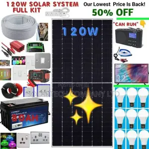 120W Complete Solar System.