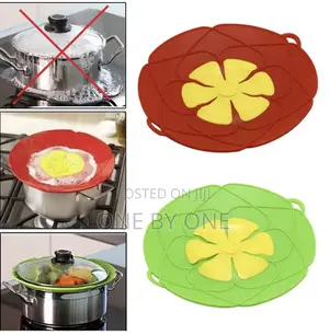 Silicone Lid Spill Stopper Cover Vegetables Steamer