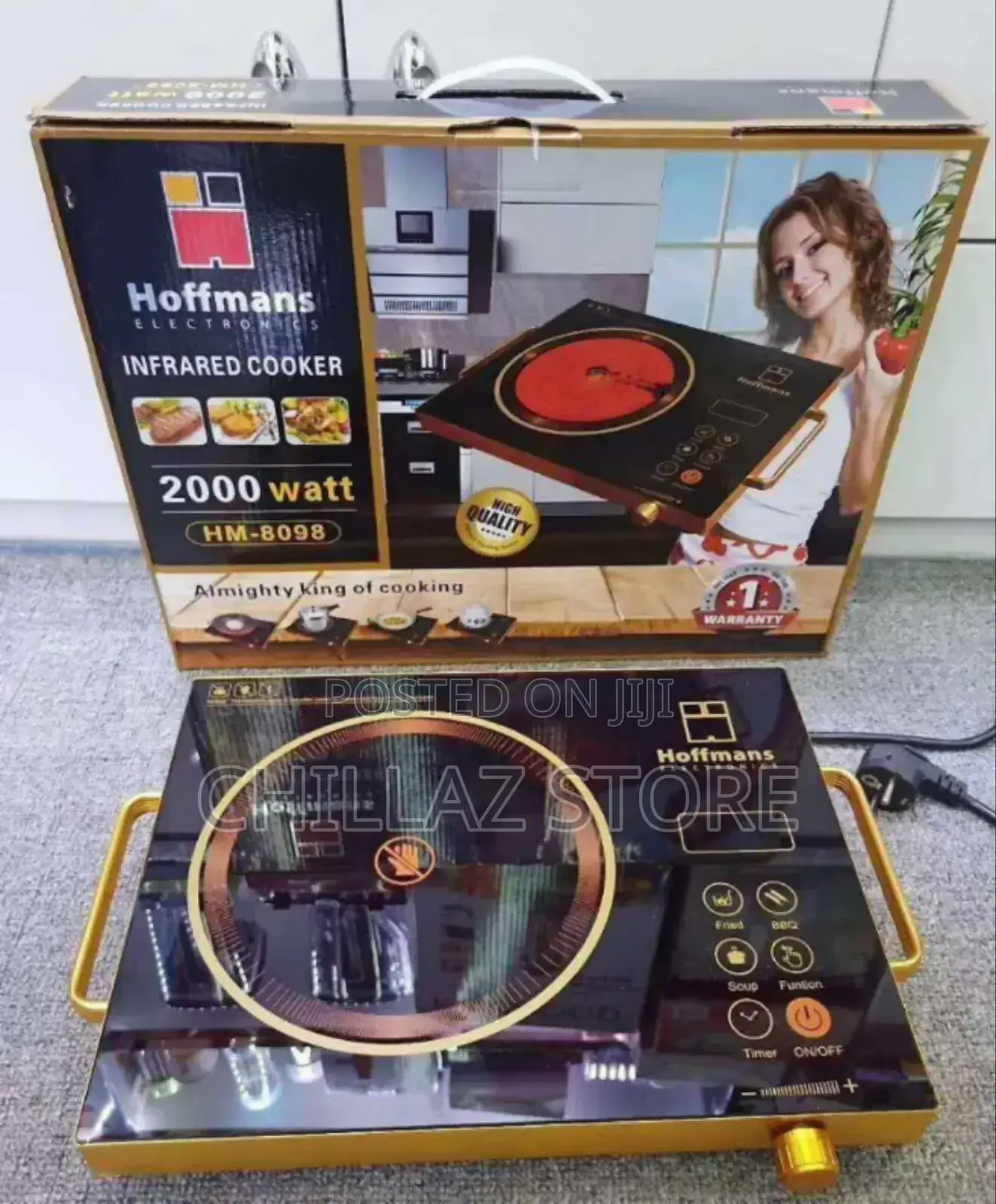 Single Hoffman's Infrared Cooker