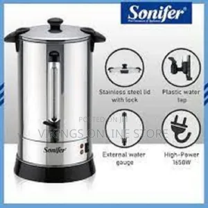 Sonifer Hot Water Boiler 15 Litres - Silver
