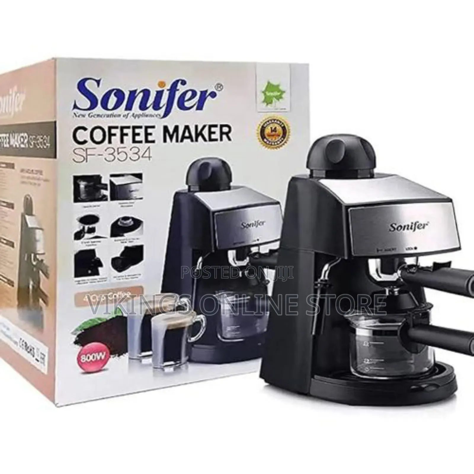 Sonifer Coffee Maker Black