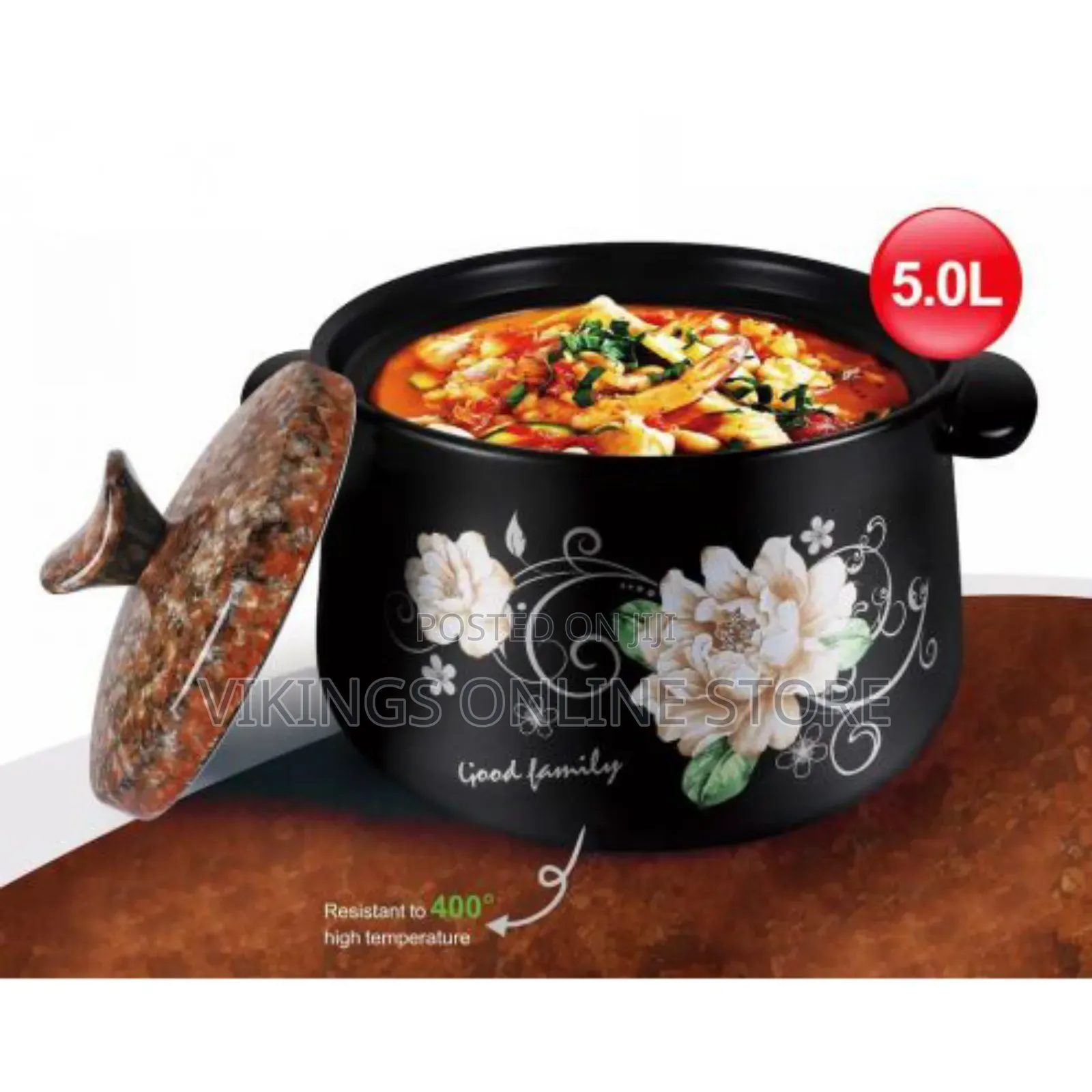 Sonifer Ceramic Casserole Black