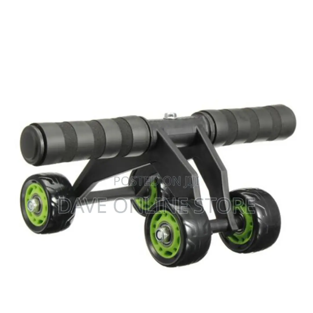 4 Wheels Roller Workout Exercise Fitness Machine Home Gym