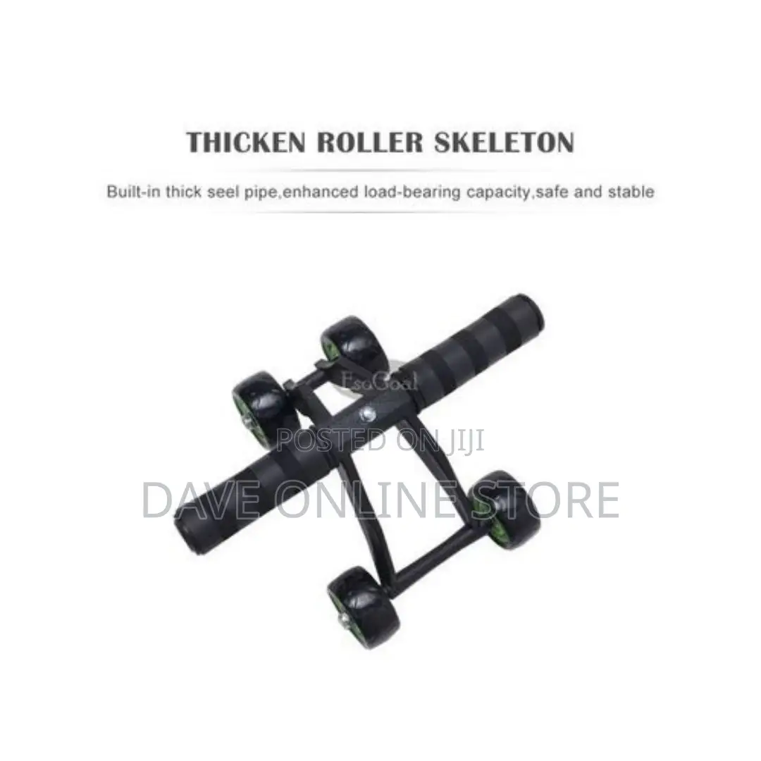 Detachable Dual-Bearing Silent 4wheel Abdominal Wheel