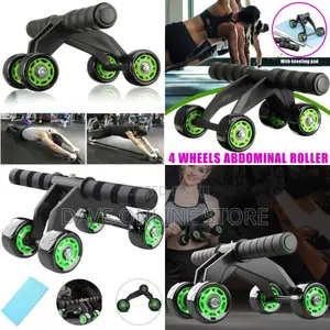 Detachable Dual-Bearing Silent 4wheel Abdominal Wheel