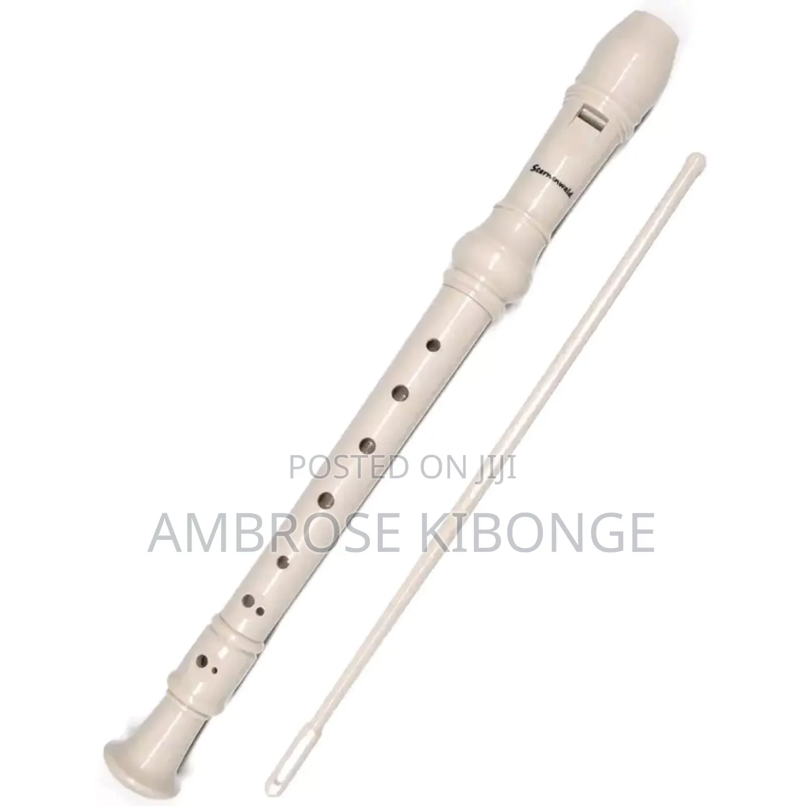 Open Key Descant/Soprano Flute Recorder With Cleaning Rod.