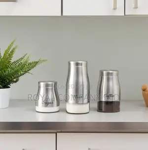 3pieces of Canister / Use for Salt /Tea Leaves and Sugar