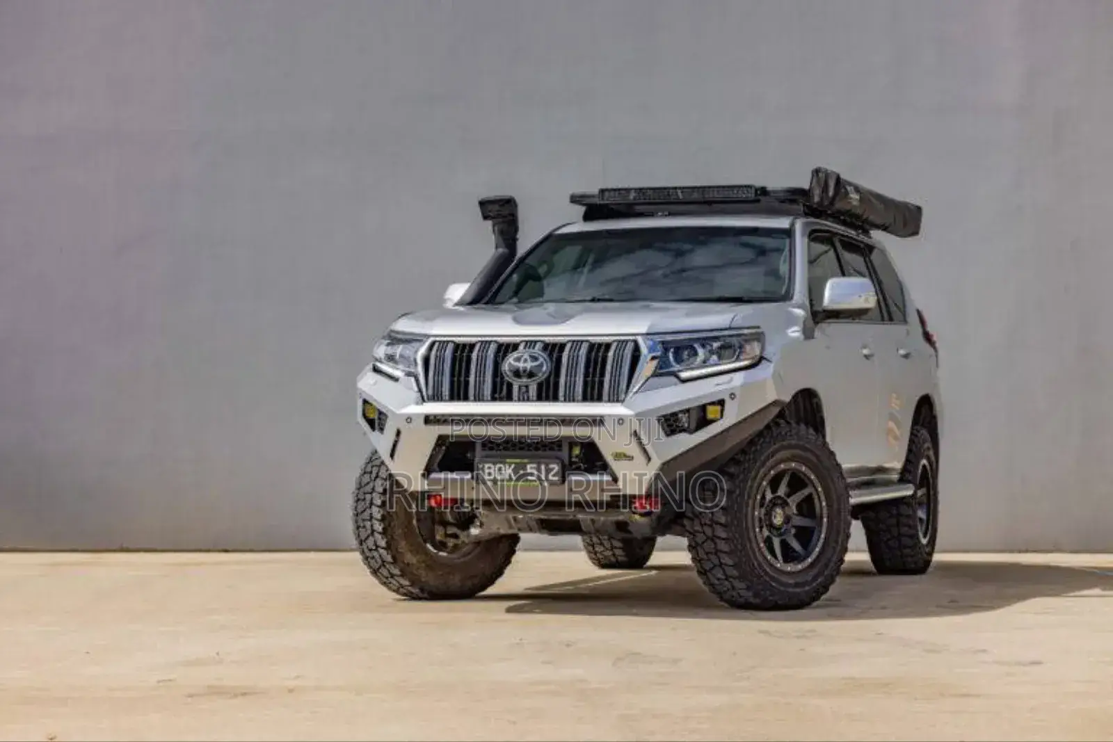 Raid Full Length Steel Bullbar to Suit Toyota Prado 150