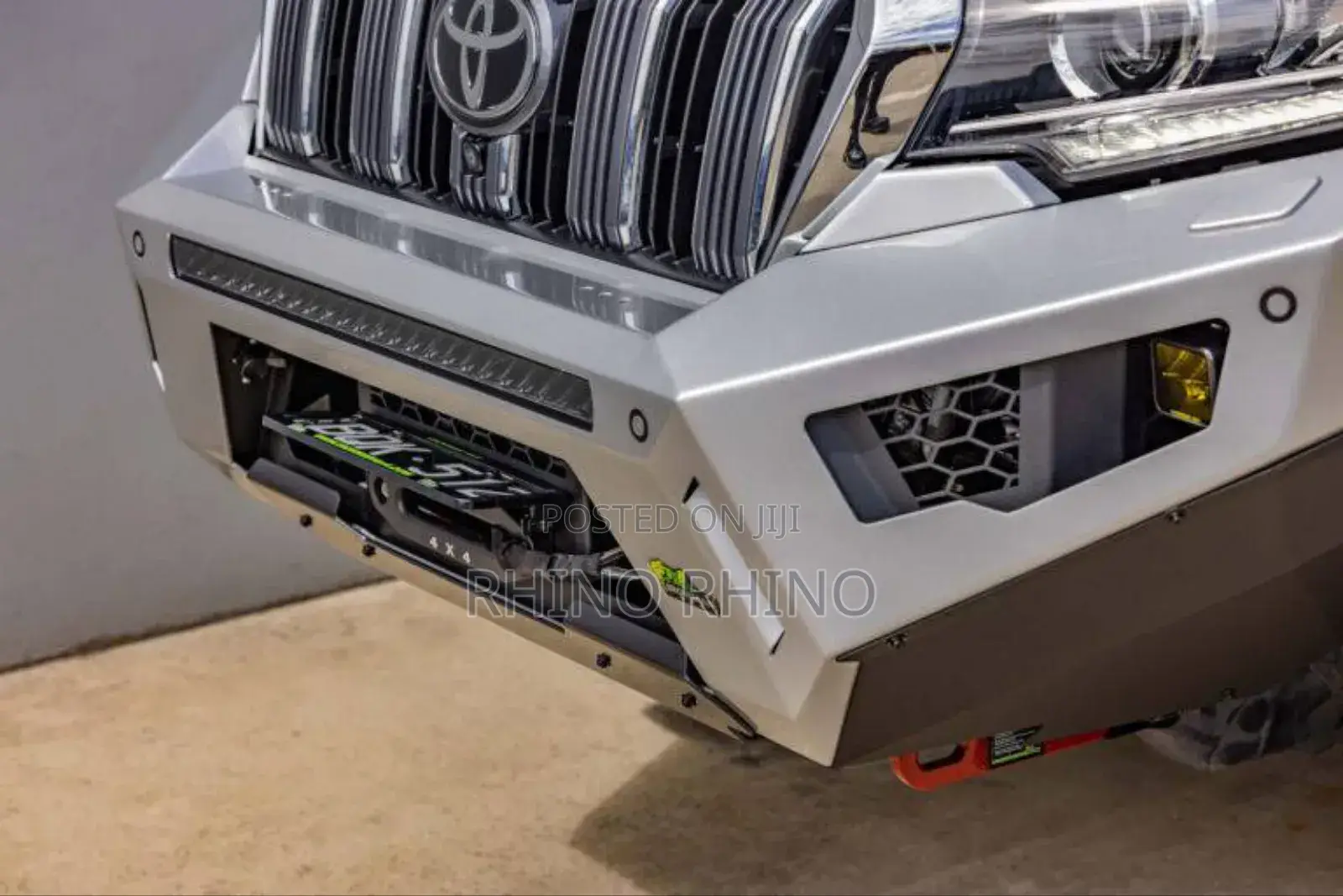 Raid Full Length Steel Bullbar to Suit Toyota Prado 150