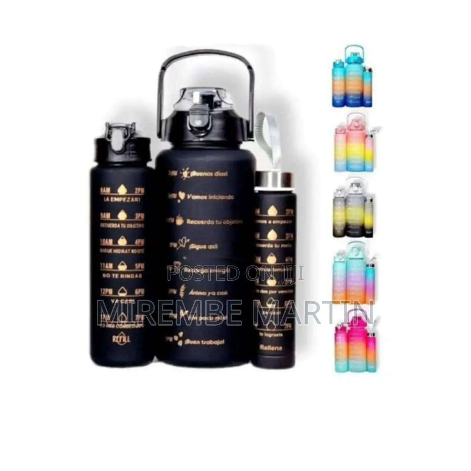 A Set of 3pcs of Water Bottle.