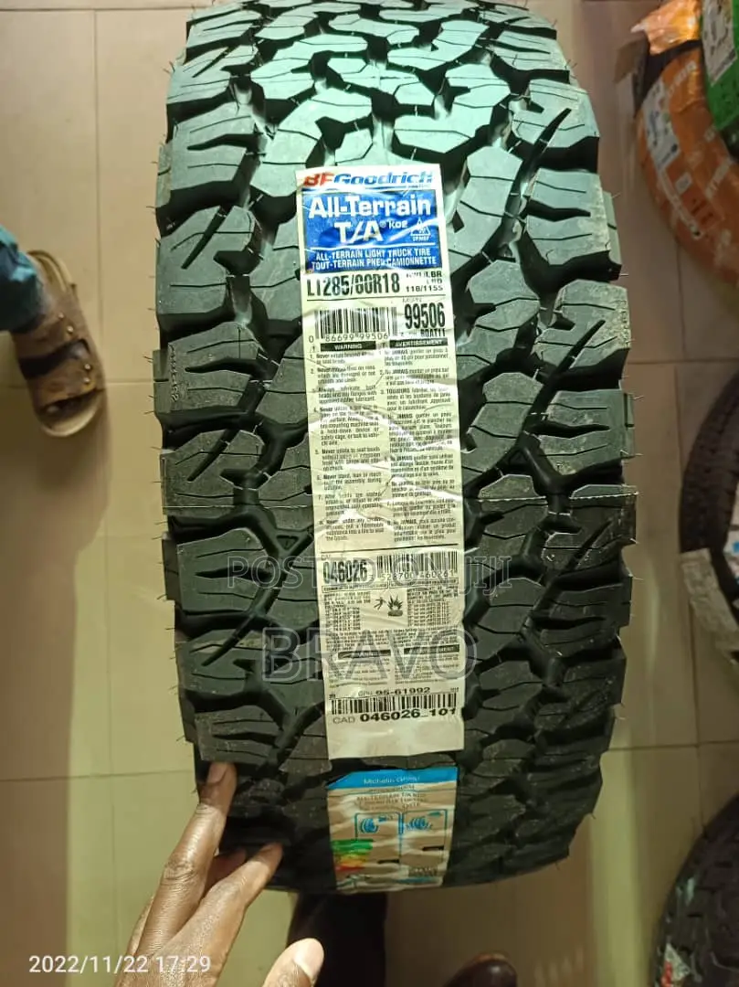285/60r18 Bf Goodrich for V8.